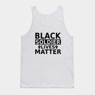 Black Soldier lives Matter- Black Lives Matter Tank Top